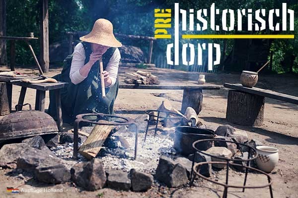 präHistorischen Dorf in Eindhoven Holland Niederlande Museumpark VONK