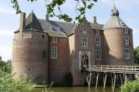 Schloss Ammersoyen in Holland ist eines der am besten erhaltenen mittelalterlichen Schlösser der Niederlande