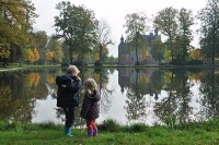 Schloss Museum mit malerische Parkanlage in Holland